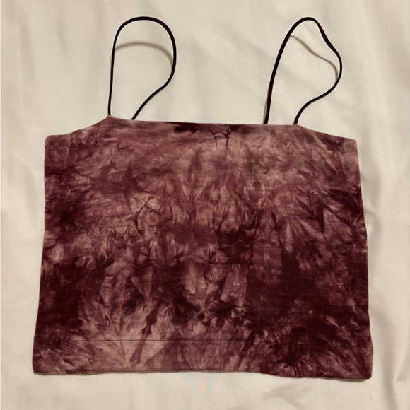 🩷Bungee-Strap Crop Cami (Burgundy) - Picture 12 of 14